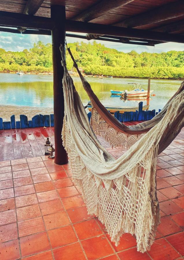 Casinha Azul Caraiva - Casa Completa Na Beira Do Rio Villa Esterno foto
