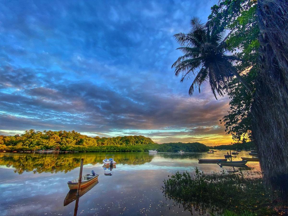 Casinha Azul Caraiva - Casa Completa Na Beira Do Rio Villa Esterno foto
