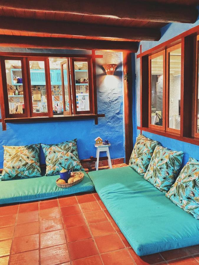 Casinha Azul Caraiva - Casa Completa Na Beira Do Rio Villa Esterno foto