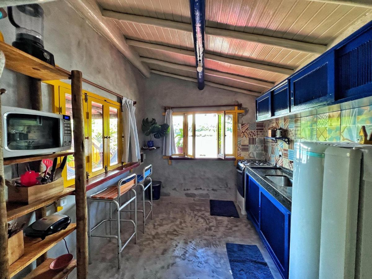Casinha Azul Caraiva - Casa Completa Na Beira Do Rio Villa Esterno foto