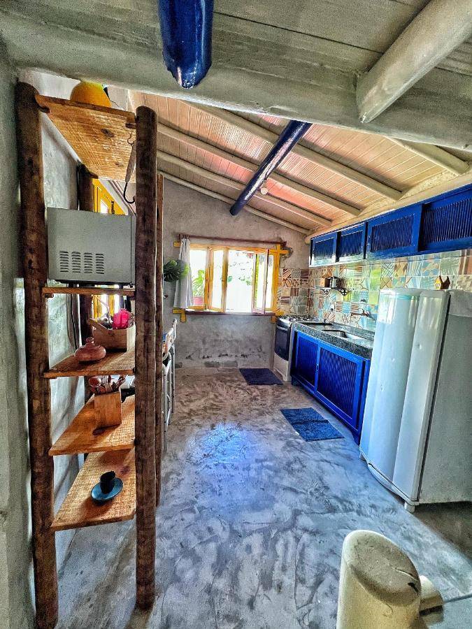 Casinha Azul Caraiva - Casa Completa Na Beira Do Rio Villa Esterno foto