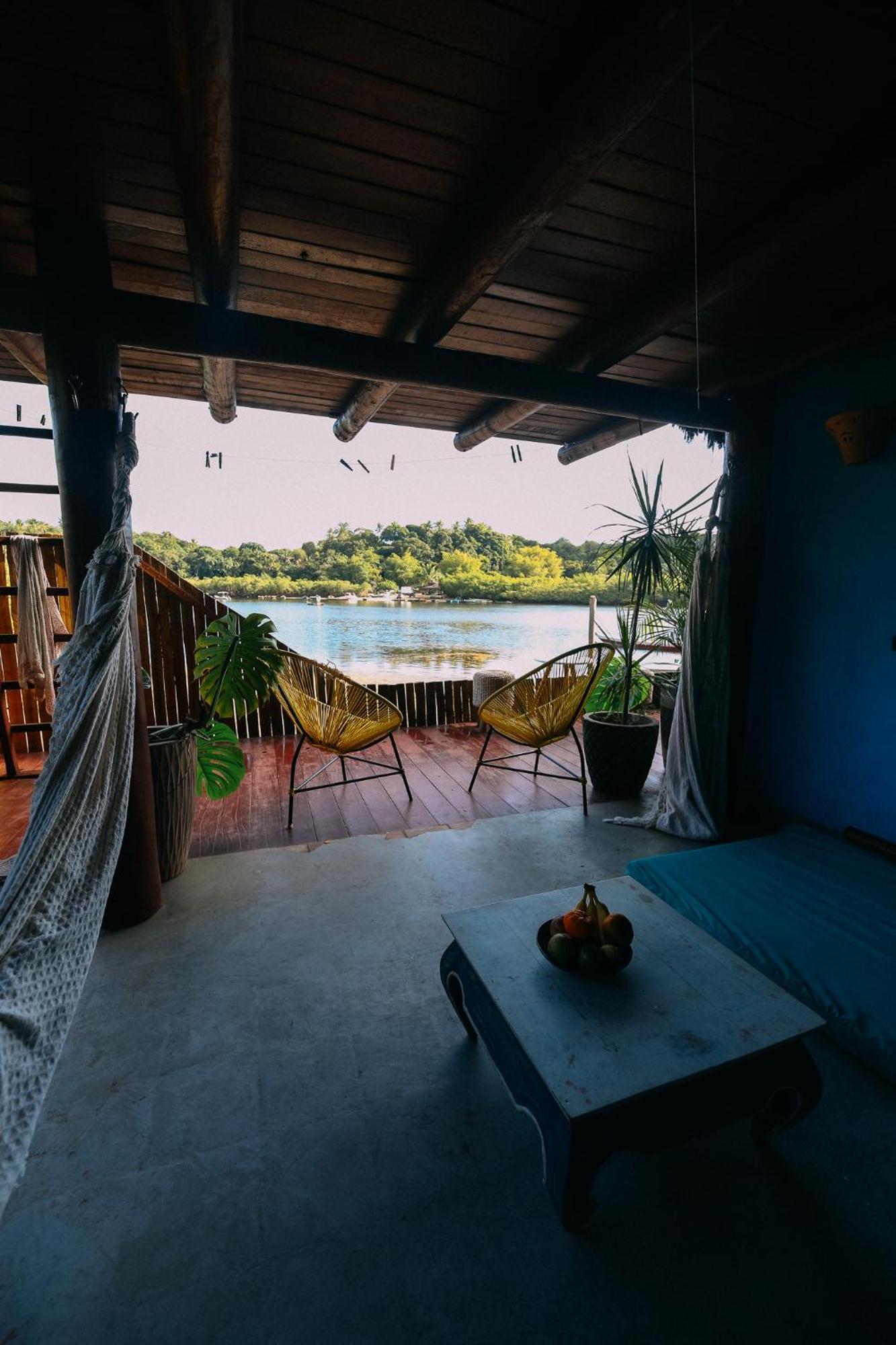 Casinha Azul Caraiva - Casa Completa Na Beira Do Rio Villa Esterno foto