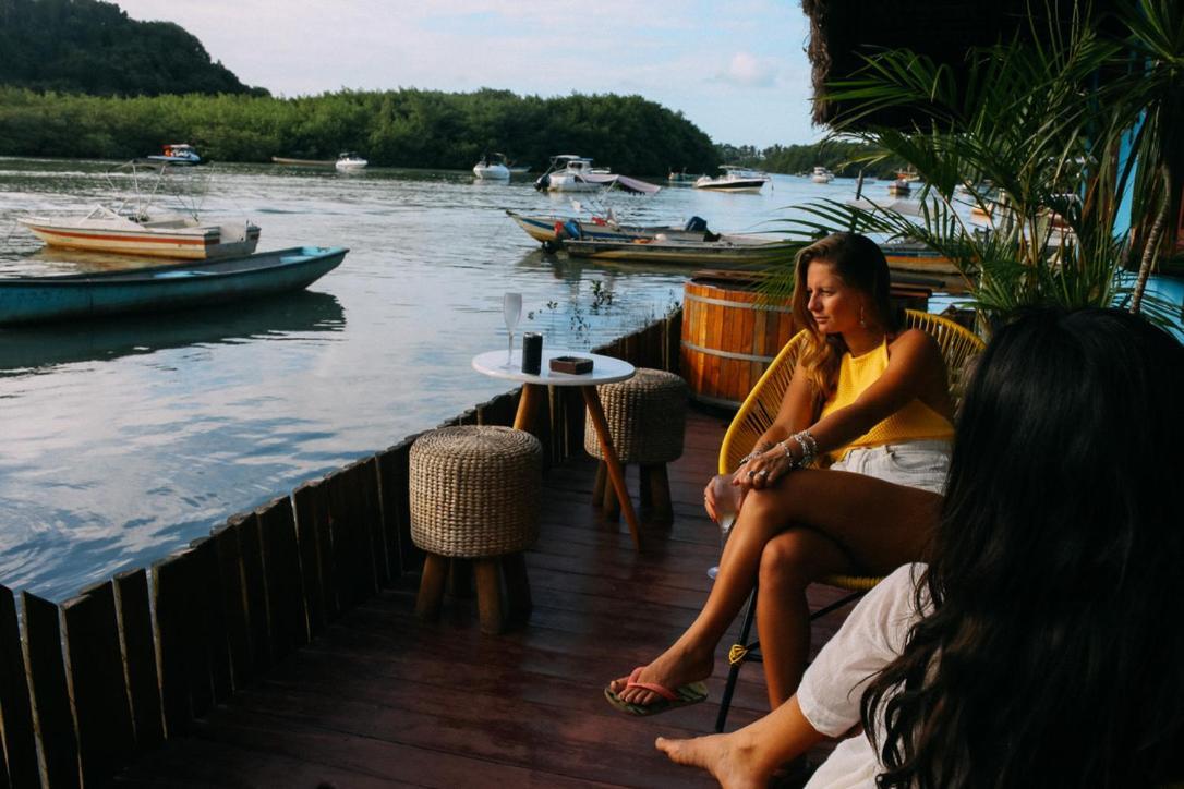 Casinha Azul Caraiva - Casa Completa Na Beira Do Rio Villa Esterno foto