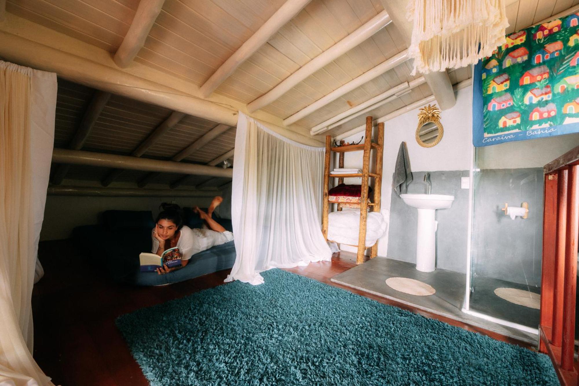Casinha Azul Caraiva - Casa Completa Na Beira Do Rio Villa Esterno foto