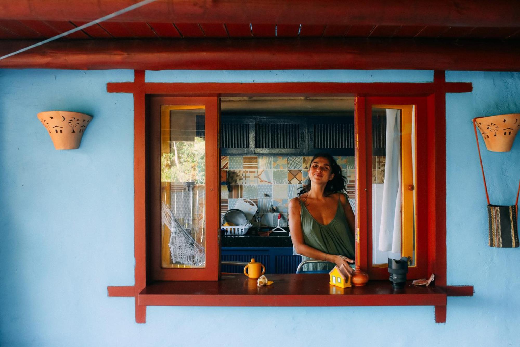 Casinha Azul Caraiva - Casa Completa Na Beira Do Rio Villa Esterno foto